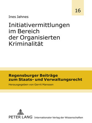cover image of Initiativermittlungen im Bereich der Organisierten Kriminalität